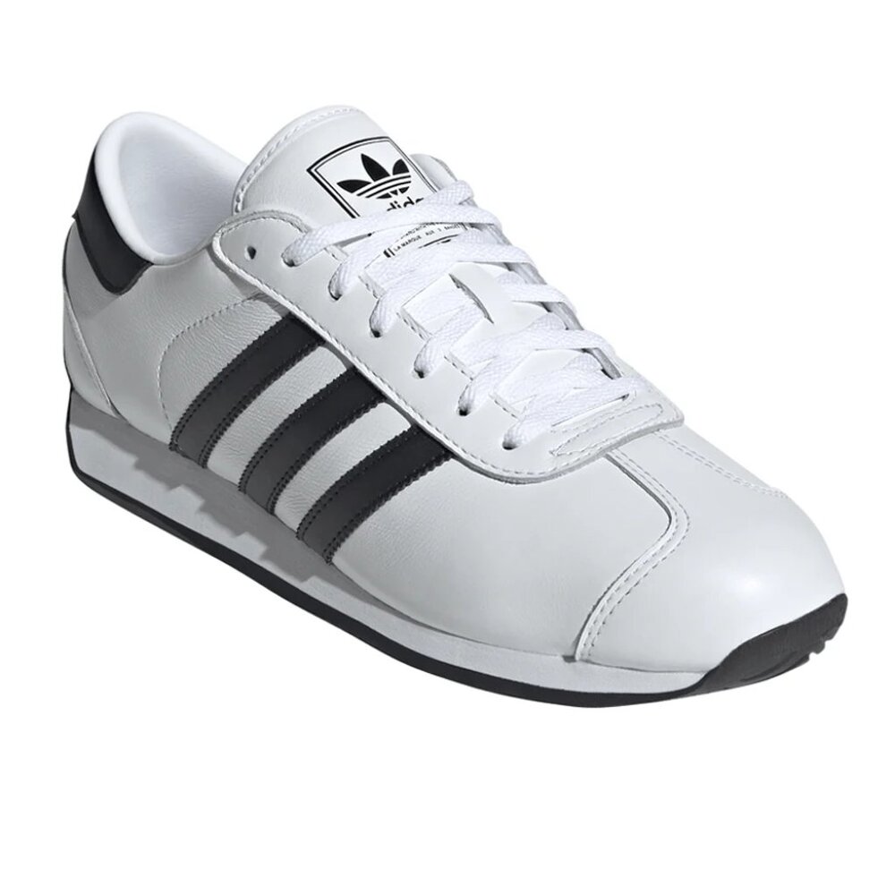 Adidas Country II Lace-Up Sneakers White/Black – Men’s 7.5 / Women’s 8.5 – New